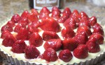 Strawberry Tart with layer of chocolate recipe at FreshFoodinaFlash.com