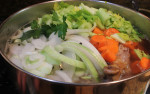 Turkey, Chicken or Vegetable Stock recipe at FreshFoodinaFlash.com