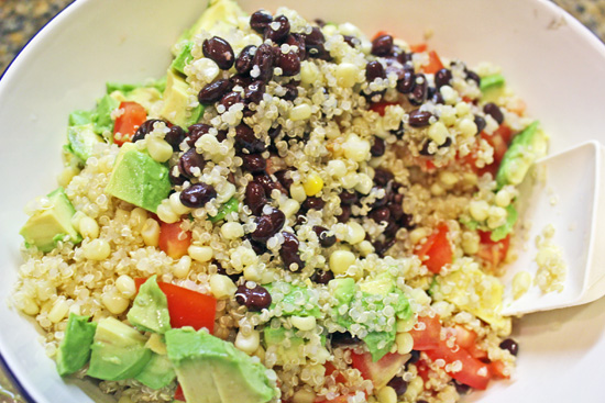 Southwestern Quinoa Salad with Chile-Lime Vinaigrette - Fresh Food In A ...