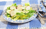Bibb and Arugula Salad with Pecorino Romano recipe at FreshFoodinaFlash.com