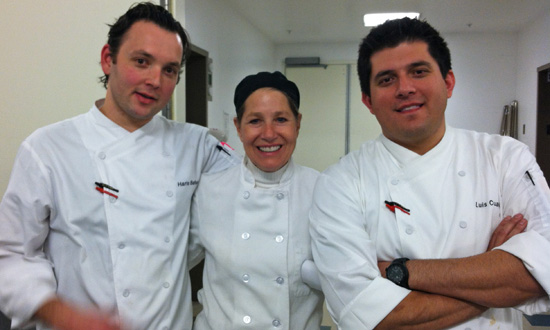 Working at Australia Week with Chef Luis and Chef Haris.