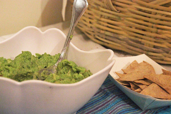 Ranch Guacamole and Baked Chips