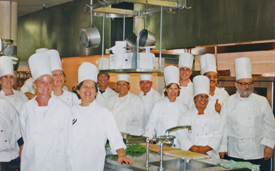Graduation from Culinary School at UCLA Extension - I'm 4th from the right. 