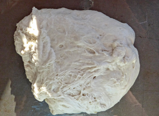 Pizza Dough after rising