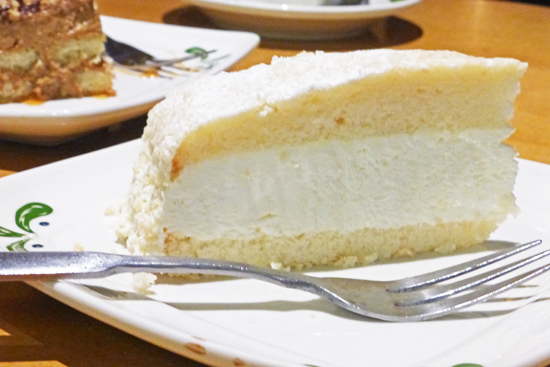 Lemon Cream Cake served at Olive Garden. 