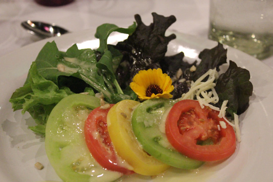 Salad from the Rancho La Puerta garden