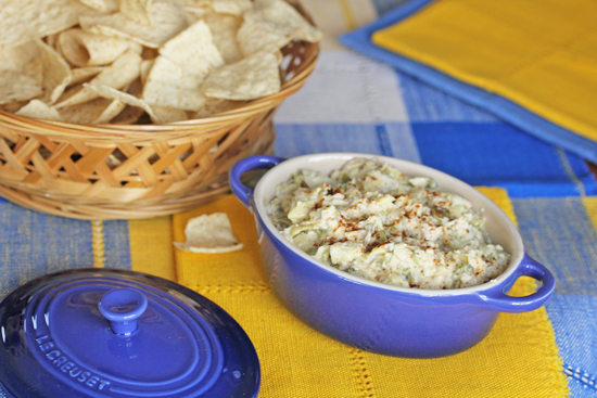 Roasted Chile and Artichoke Dip