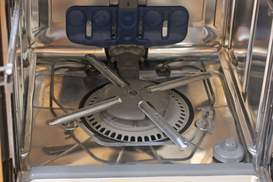 Clean interior of my Kitchen-Aid dishwasher after Affresh did it's job. 