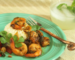 Shrimp with Ancho Chiles and Garlic recipe at FreshFoodinaFlash.com