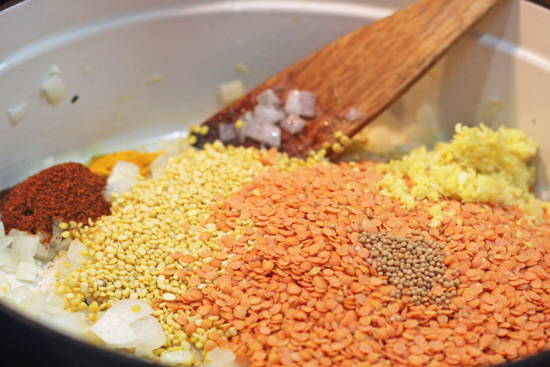 Legumes and spices are favorite ingredients in Indian cooking.