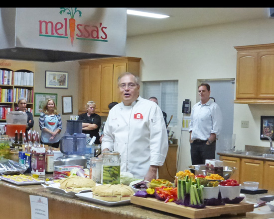 Master Preserver and Chef Ernest Miller gets our juices flowing.