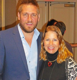 Meeting Curtis Stone again at the IACP Conference. 