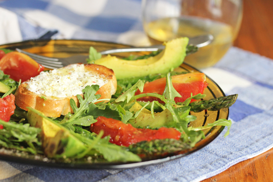 Grilled Vegetable and Arugula Salad from Curtis Stone