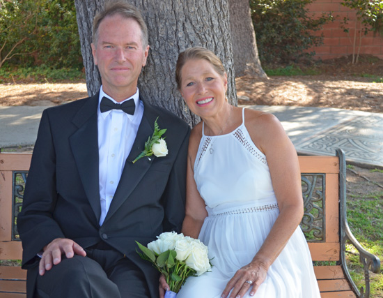 Chris Woodyard and Patricia K. Rose are newlyweds on FreshFoodinaFlash.com.