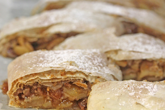 Apple Strudel is an old world dessert from Germany with roots in Turkey. 