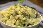 Potato Salad with Charred Chiles, Corn and Crema recipe at FreshFoodinaFlash.com