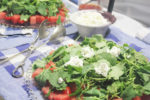 Watermelon, Tomato and Baby Kale Salad recipe at FreshFoodinaFlash.com