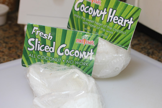 Fresh Coconut from Melissa's Produce featured on FreshFoodinaFlash.com