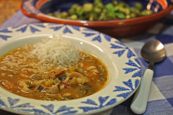 Chicken and Sausage Gumbo will warm up your Mardi Gras