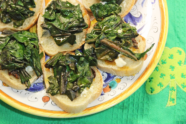 Get your Greens on Fresh Baked Bread for St. Paddy’s Day.