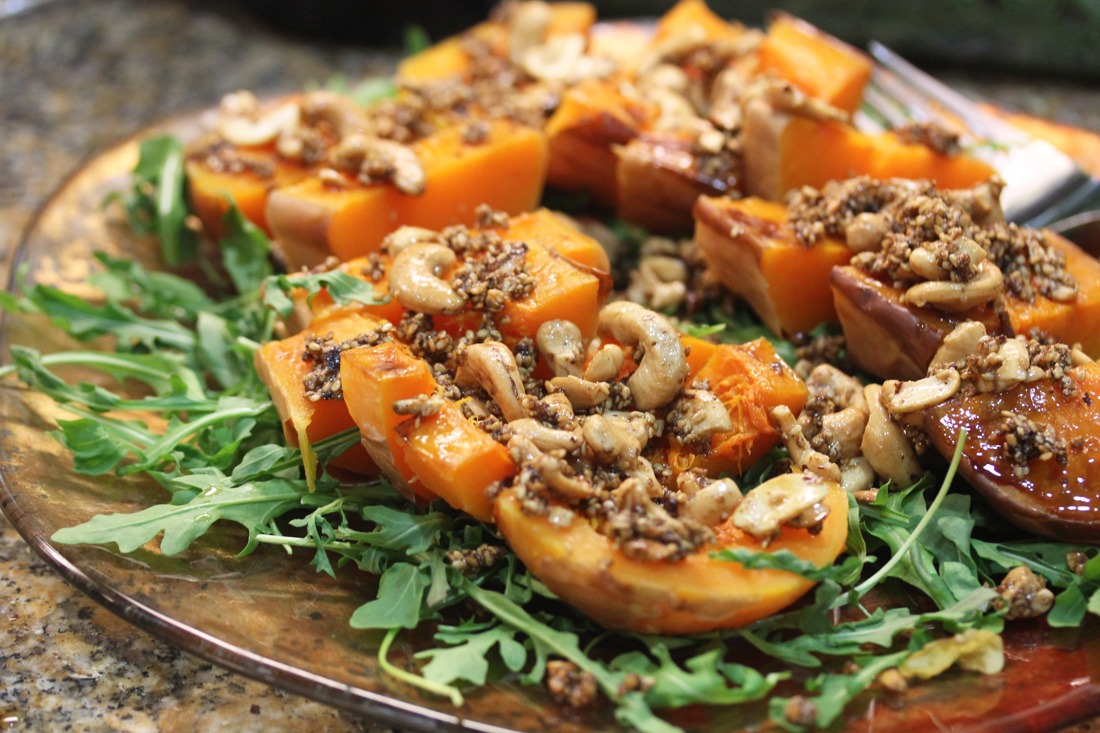 Roasted Butternut Squash with Dukkah