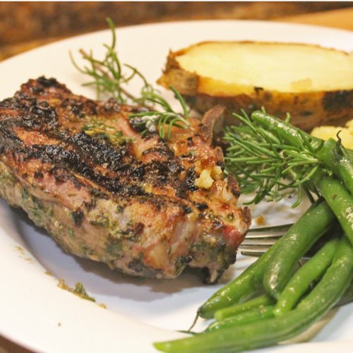 Grilled Lamb Chops with a Rosemary Marinade - Fresh Food In A Flash