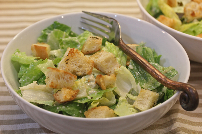 Caesar Salad recipe at FreshFoodinaFlash.com